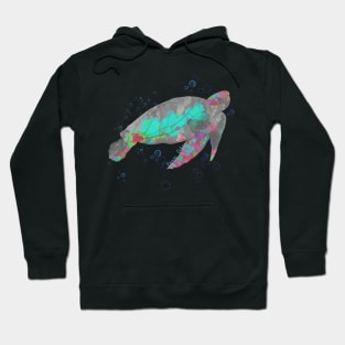 Love Life Watercolor Sea Turtle Hoodie